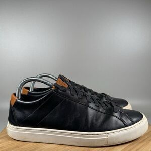 BYLT‎ Everyday Shoes Black Leather Casual Sneakers Premium Basics Mens 10